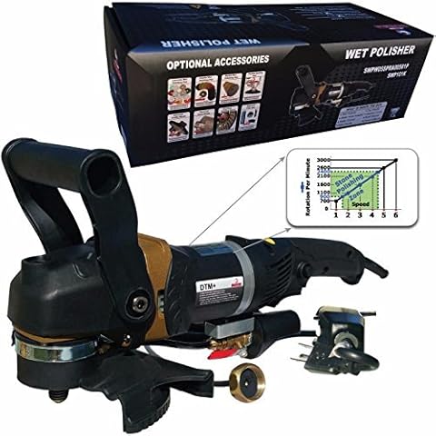 Stadea SWP101K Stone Wet Polisher - Variable Speed Polisher Grinder For Concrete Countertop Stone Wet Polishing Cover
