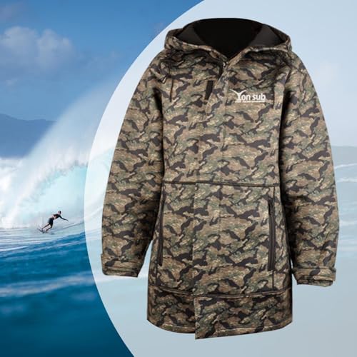 Chaqueta Parka Impermeable Colaxi Swimmer, Chaqueta con Capucha para Actividades al Aire Libre y Deportes Acuáticos, Talla M miniatura 5