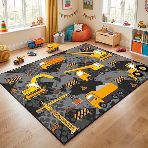 S And Trucks Playmat Kids Rugs For Playroom Car Carpet For K