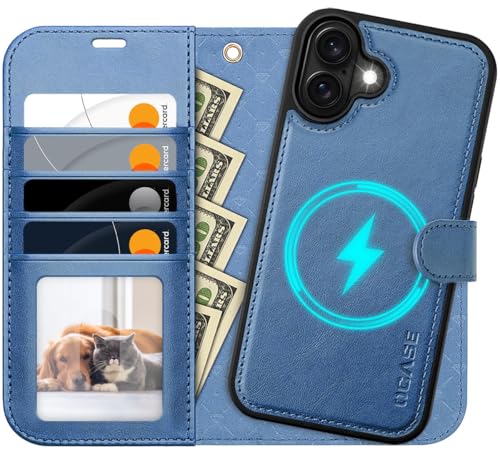Etui portefeuille iPhone 16 Plus OCASE anti piratage RFID pour vos cartes