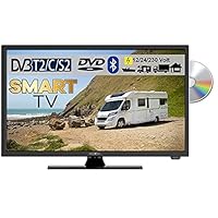 Reflexion LDDW24i+ LED Smart TV mit Bluetooth DVD & DVB-S2 /C/T2 für 12V u. 230Volt WLAN Full HD