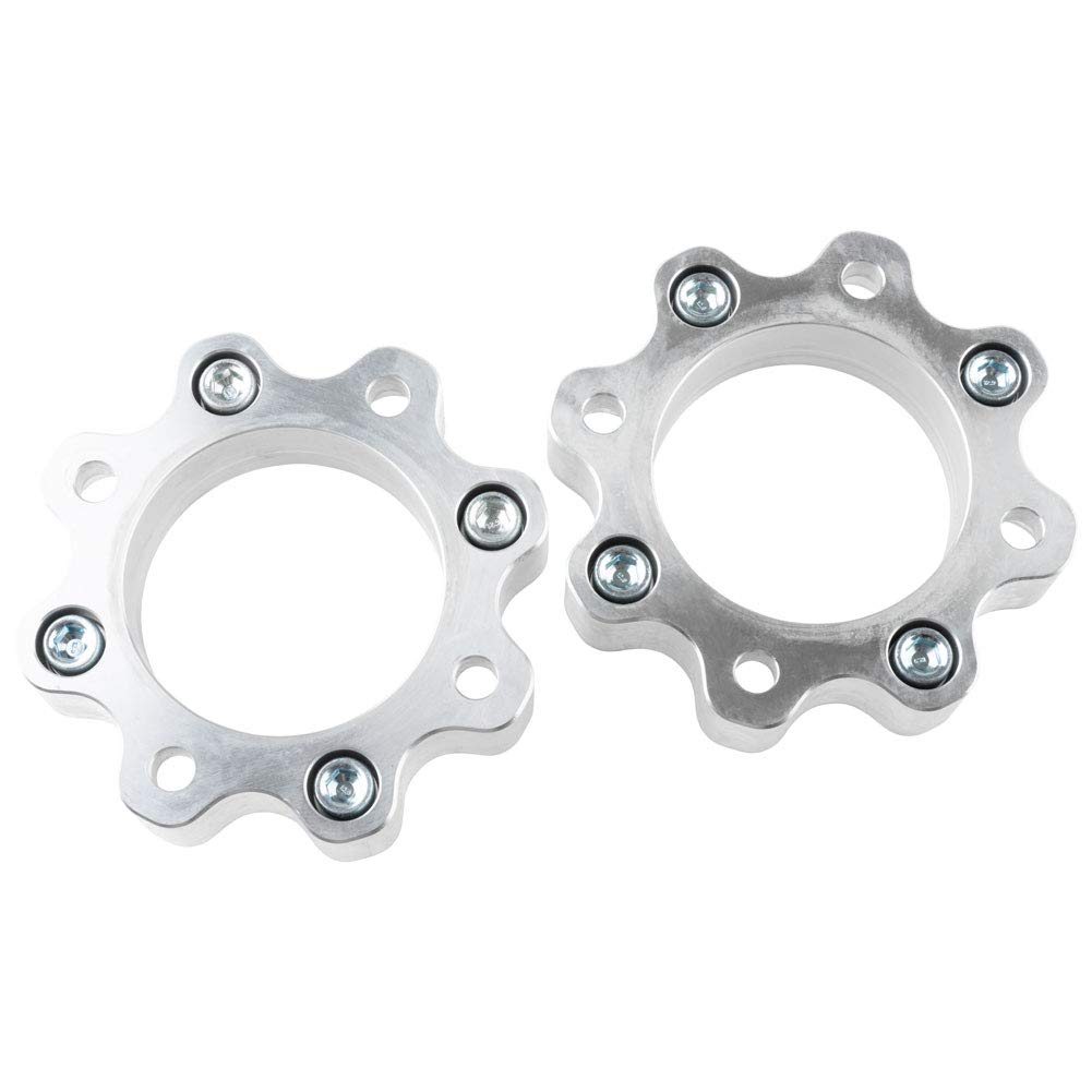 Tusk Aluminum Wheel Spacers 4/110 Bolt Pattern 1-1/8" Each Side 2-1/4" Total Wider Stance ATV/UTV Compatible with Yamaha Grizzly/Kodiak/Wolverine/Rhino Honda Rancher/Rincon/Rubicon/Recon/Foreman