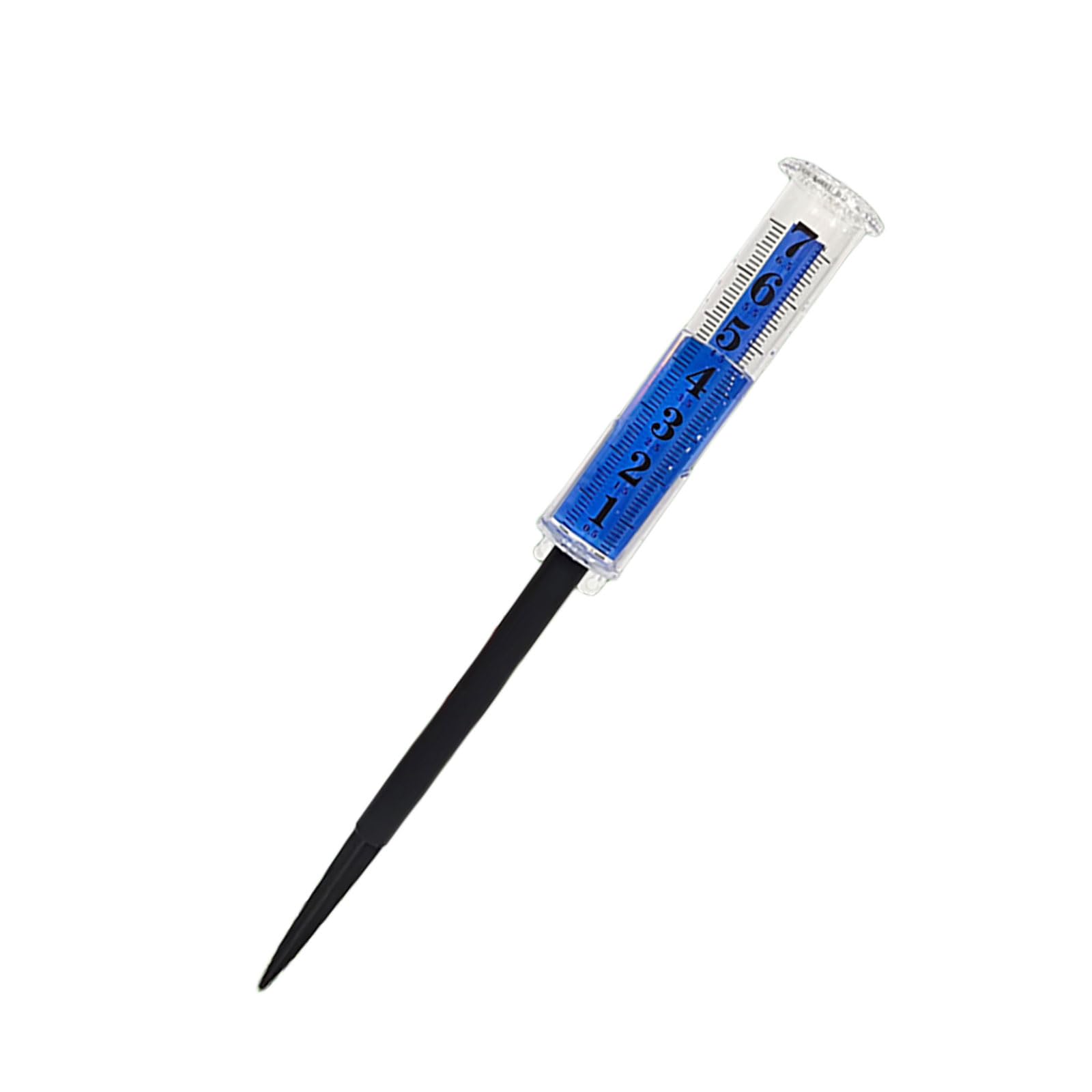 Metal Rain Gauge with Base Weather Resistant Tool for Accurate Rainfall Measurement in Gardens & Farms Transportable Rain Measuring Tool