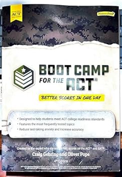 Paperback Boot Camp for the ACT/Better scores in one day/4th Edition Book