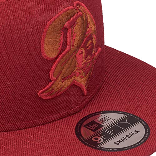 New Era 9fifty Snapback Cap Tampa Bay Buccaneers Cardinal - vue 5