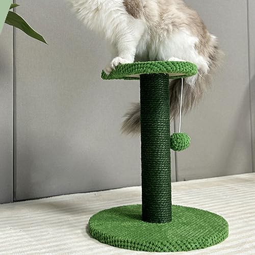 Griffoir pour chat vert de 35,5 cm pour arbre à chat et jeu - 5