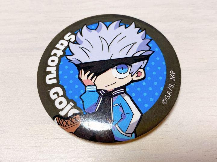 呪術廻戦 五条悟 缶バッジ アクスタ ラバスト アクキー セット 呪術廻戦 オーロラアクキー&缶バッジセット 五条悟 夏油傑