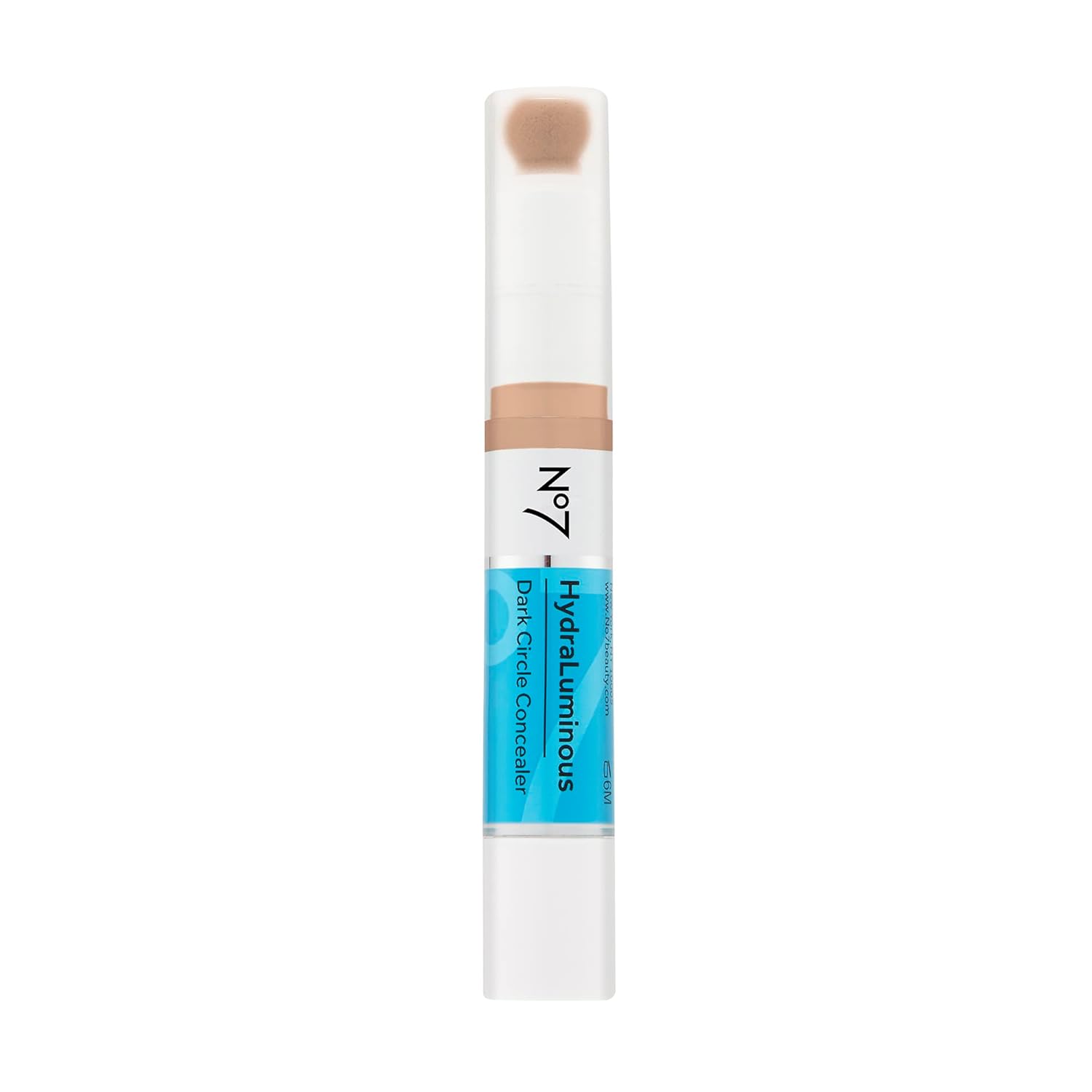 No7 Hydraluminous Concealer – Full-Coverage Under Eye Concealer for Dark Circles with Caffeine & Ceramides – Hydrating & Brightening Eye Makeup – Shade 5 (3.9ml)