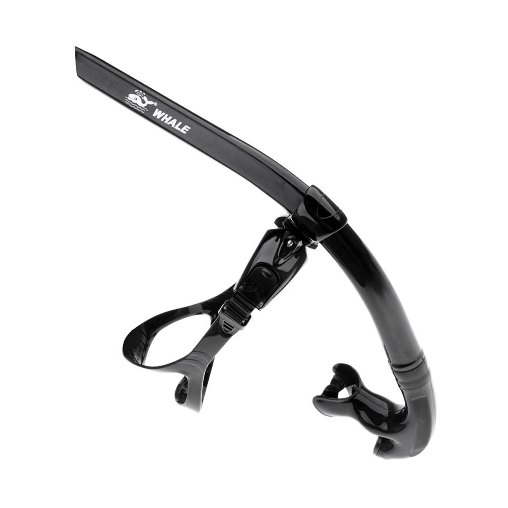 Soporte para tubo de respiración de buceo y natación, color negro