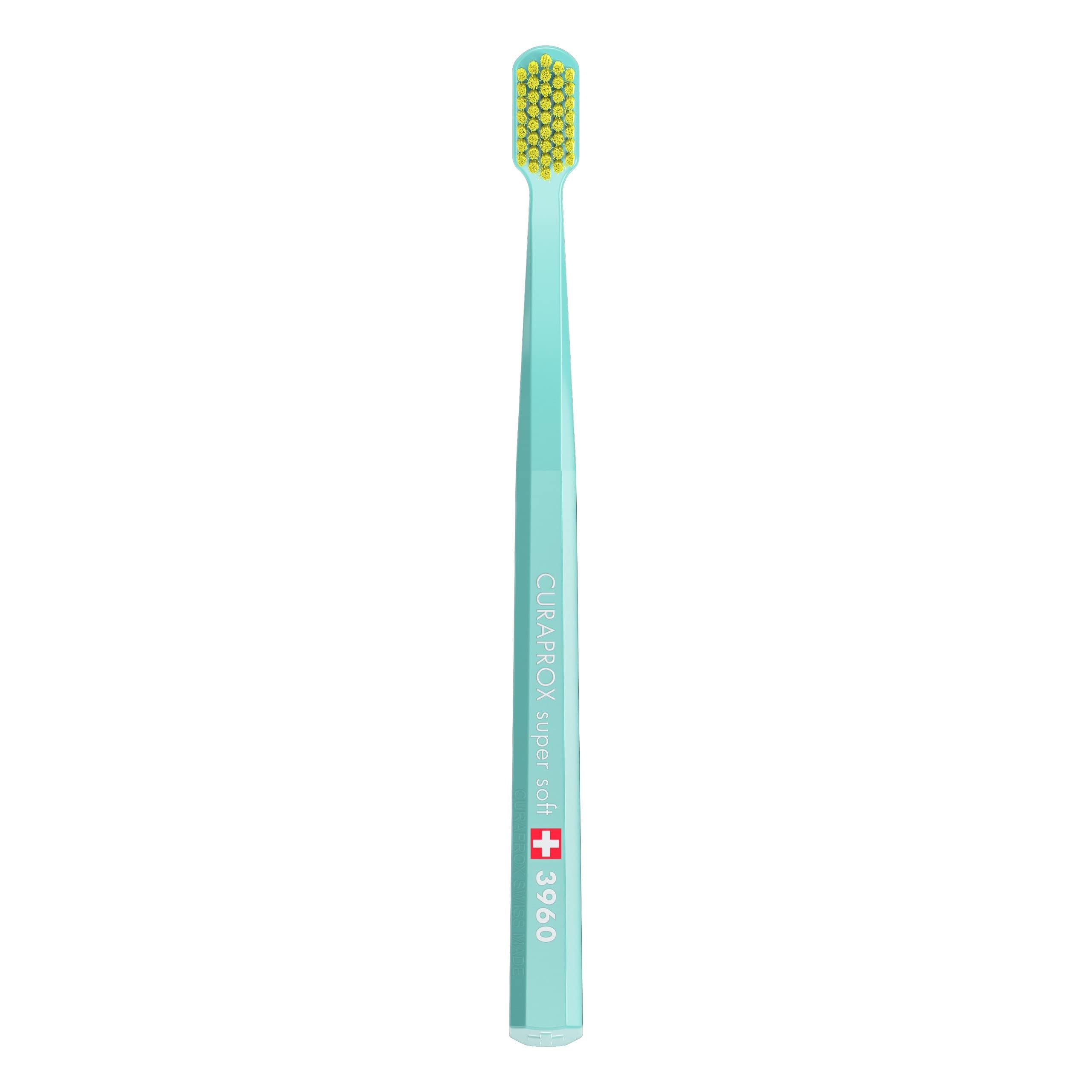Curaprox CS 3960 Super Soft Toothbrush Adult Tooth and Gum Care Super Soft Bristles for Gentle Yet Effective