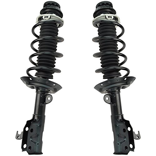 Image of TRQ Front Driver and Passenger Side Strut and Spring Assembly Set | For 09-14 Honda Fit