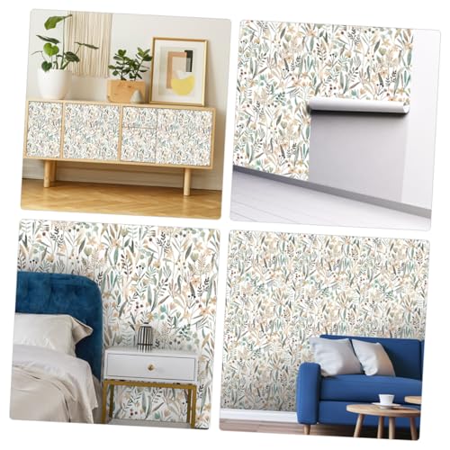 Papier peint à fleurs étanche et amovible pour chambre - 7