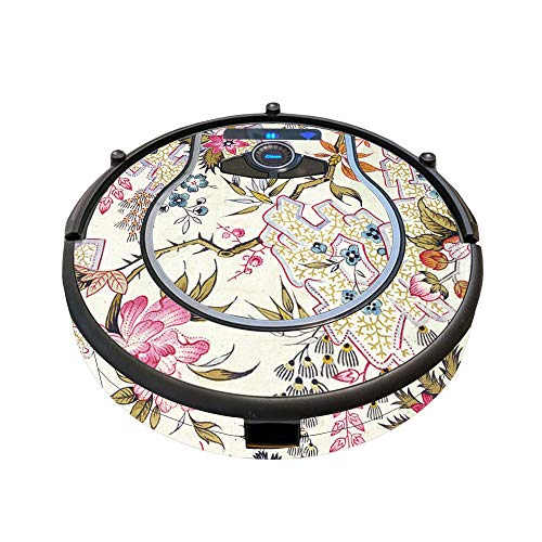 Image of MightySkins Skin Compatible with Shark Ion Robot 750 Vacuum Minimal Coverage - Floral Design | Protective, Durable, and Unique Vinyl wrap Cover | Easy to Apply, Remove | Made in The USA