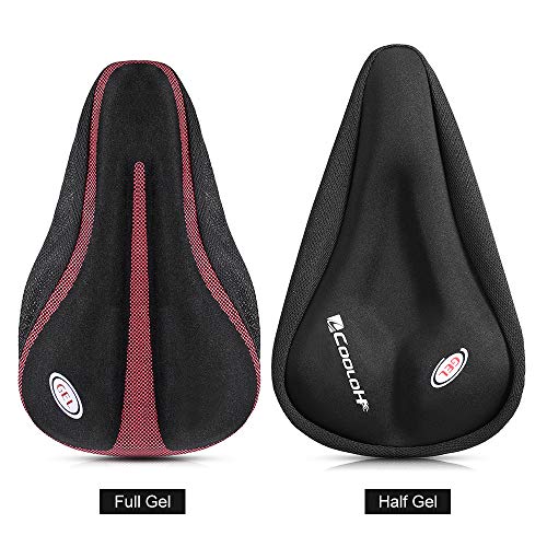 KKmoon Almofada de selim de bicicleta Cobertura de assento de bicicleta de silicone Cobertura de sel