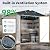 AECOJOY 8' x 10' Large Waterproof Metal Outdoor Storage Shed, Heavy Duty Garden Tool Shed with Lockable Ventilated Double Doors, Outside Storage for Backyard, Patio - Gray