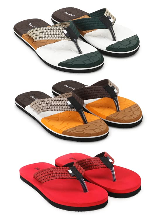 Phonolite Daily Use Casual Wear Hawaii Chappal Slipper Flip Flop For Men Pack Of 3 Pair (Numeric_10), Multicolor (B0BD4SQRG7) Amazon Price History, Amazon Price Tracker