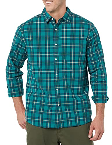 Miniatura 4 de Amazon Essentials Hombre Camisa de Popelina Elástica de Corte Ajustado y Manga Larga