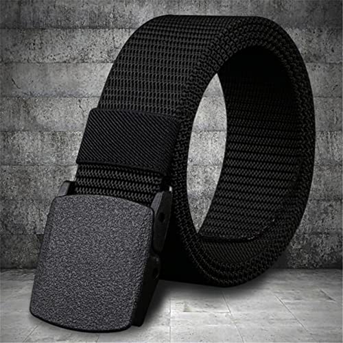 NAGAD Nylon Belt, Military Belts Breathable Webbing Canvas Belt with Plastic Buckle3