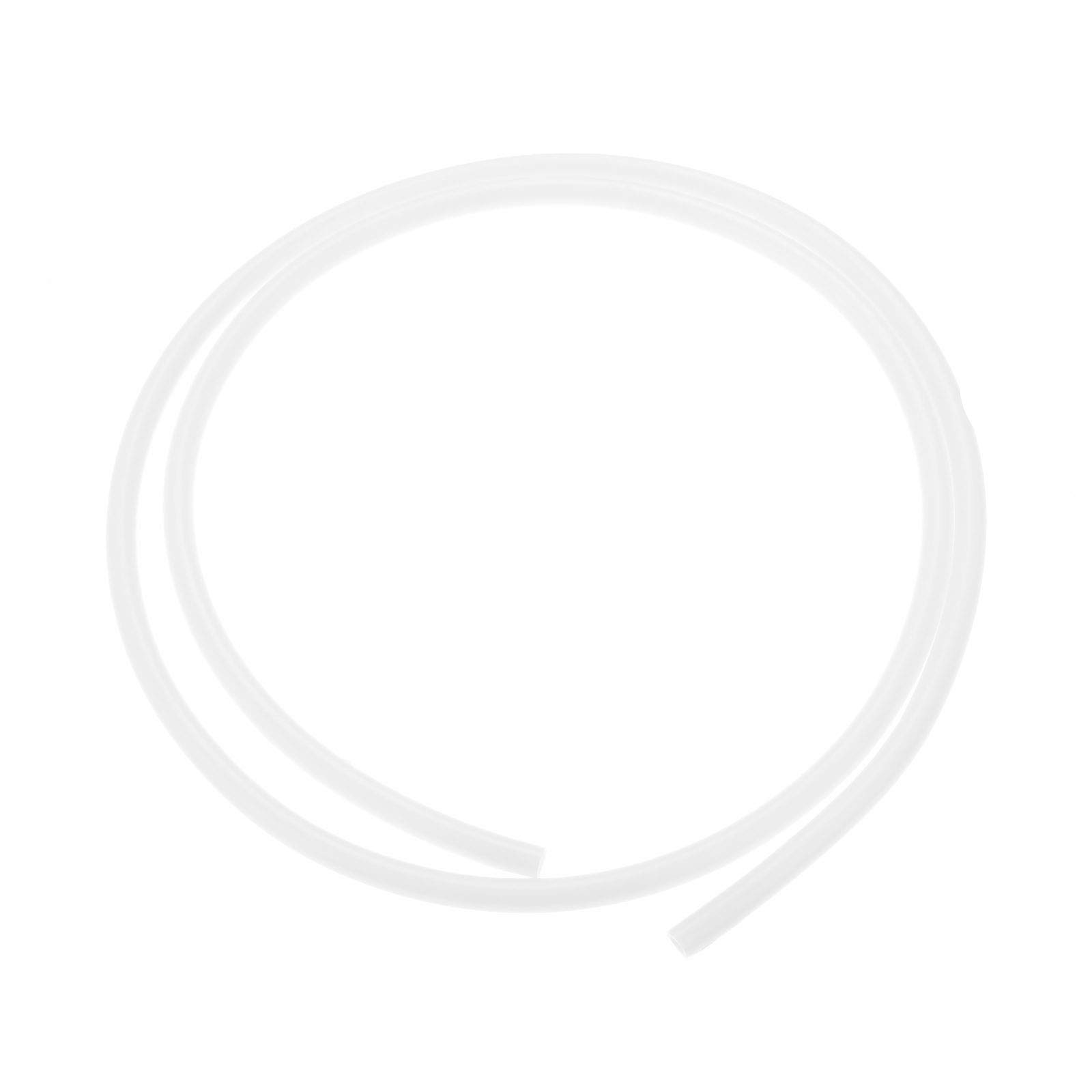 Yetaha 1 Meter RO Water 1/4" Inch OD PE Hose Tubing White Flexible Pipe Tube For Reverse Osmosis Aquarium Filter System Size: 1/4"(6.4mm)