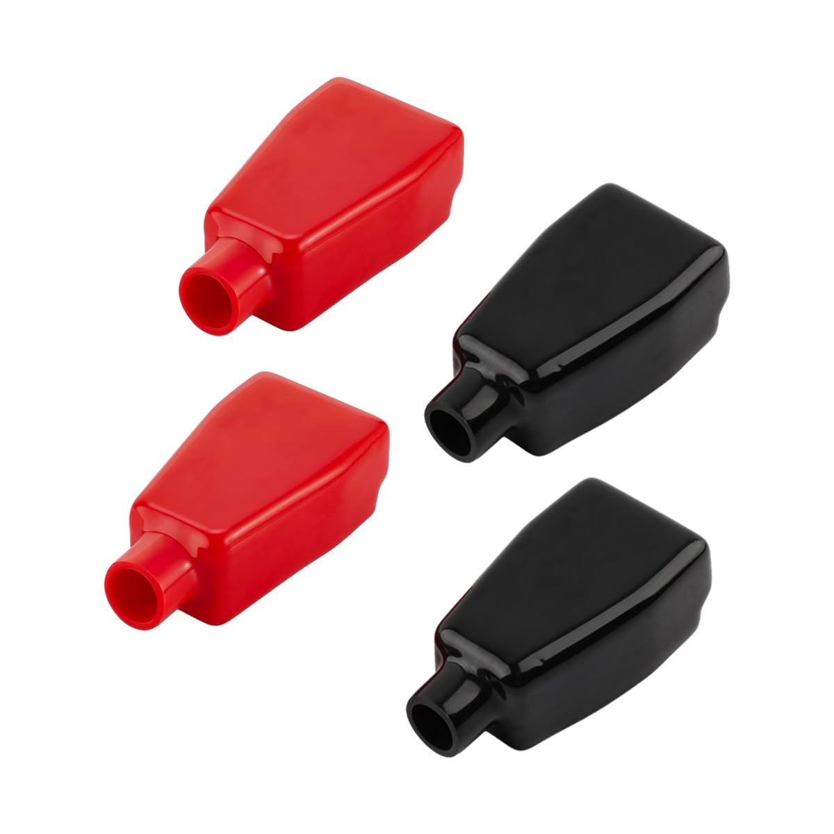 Suvnie 2 PCS Battery Terminal Covers for Car, Flexible Battery Terminal Insulating Protector Caps, Positive and Negative Poles Stud Covers, Battery Terminal Cap Car Accessories (4 PCS)-image-46