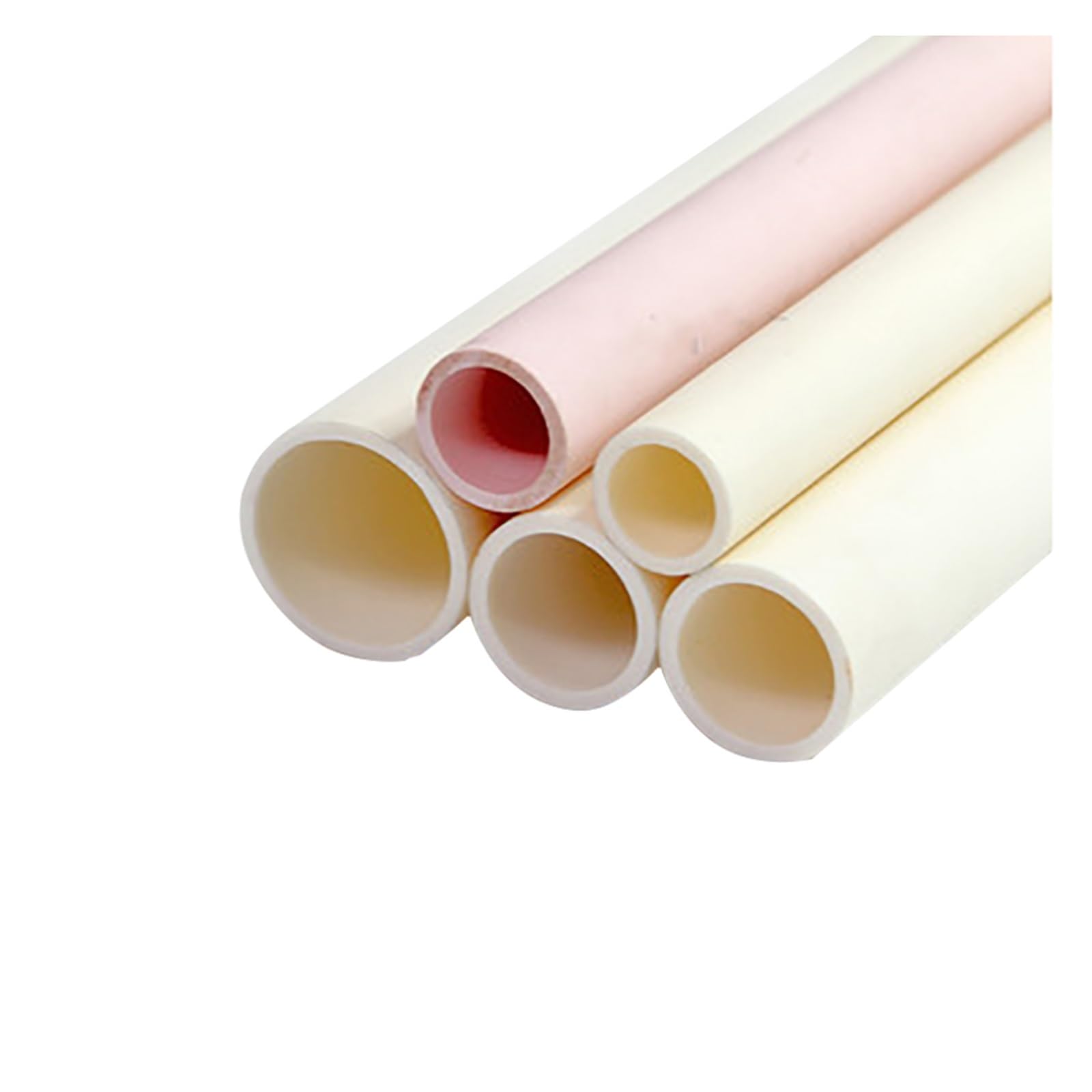 SSIMOO 100 200 300mm OD30mm-100mm resistente a altas temperaturas 99 tubo de cerámica hueco aislante tubo de combustión de alúmina 1 Uds kindly (Color : OD32mm, Size : 300mm)