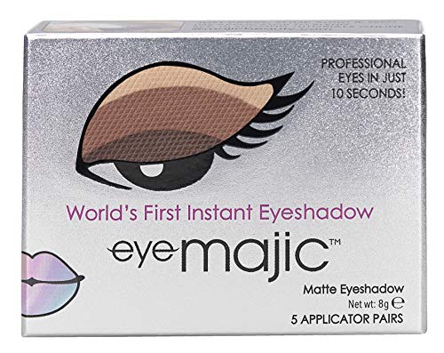 EYE MAJIC INSTANT EYESHADOW – INSTANT BEAUTY PROFFESIONAL MAKEUP IN 10 SECOND (5 Pair Pack, Matte 054 - Autumn Fall)