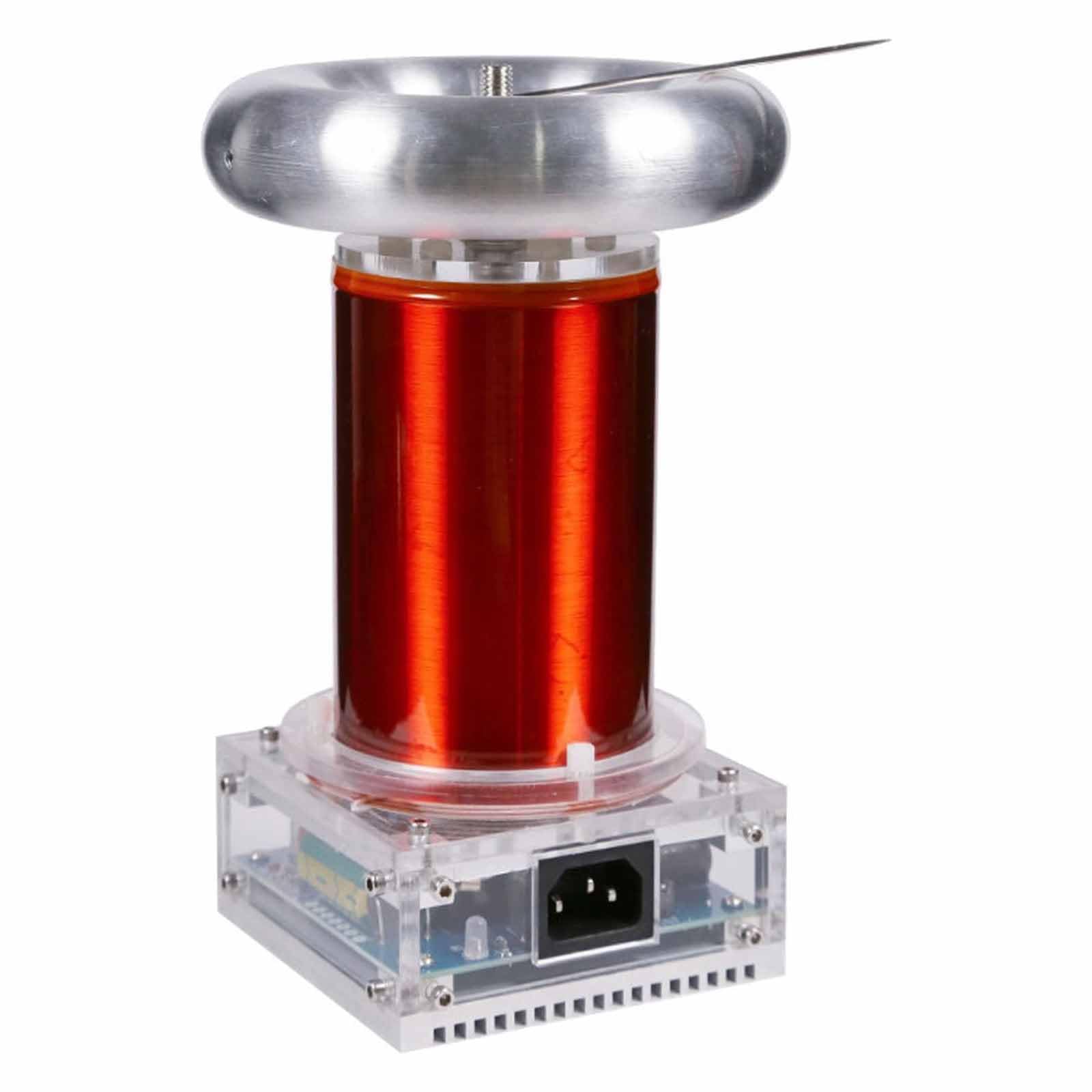 Bobina Ad Arco Al Plasma Sstc, Bobina Musicale Di Grandi Dimensioni, Con Controller Di Soppressione Dellarco, Scarica A Onda Quadra Sincronizzata Con La Musica, Arco Regolabile Da 12 Cm