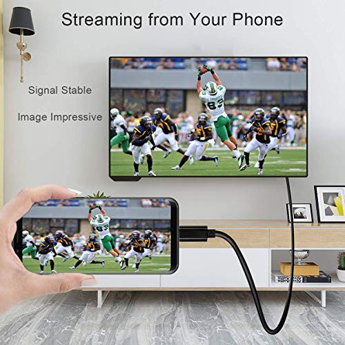 image for USB C to HDMI Cable, Benfei USB Type-C to HDMI 3 Feet Cable [Thunderbo