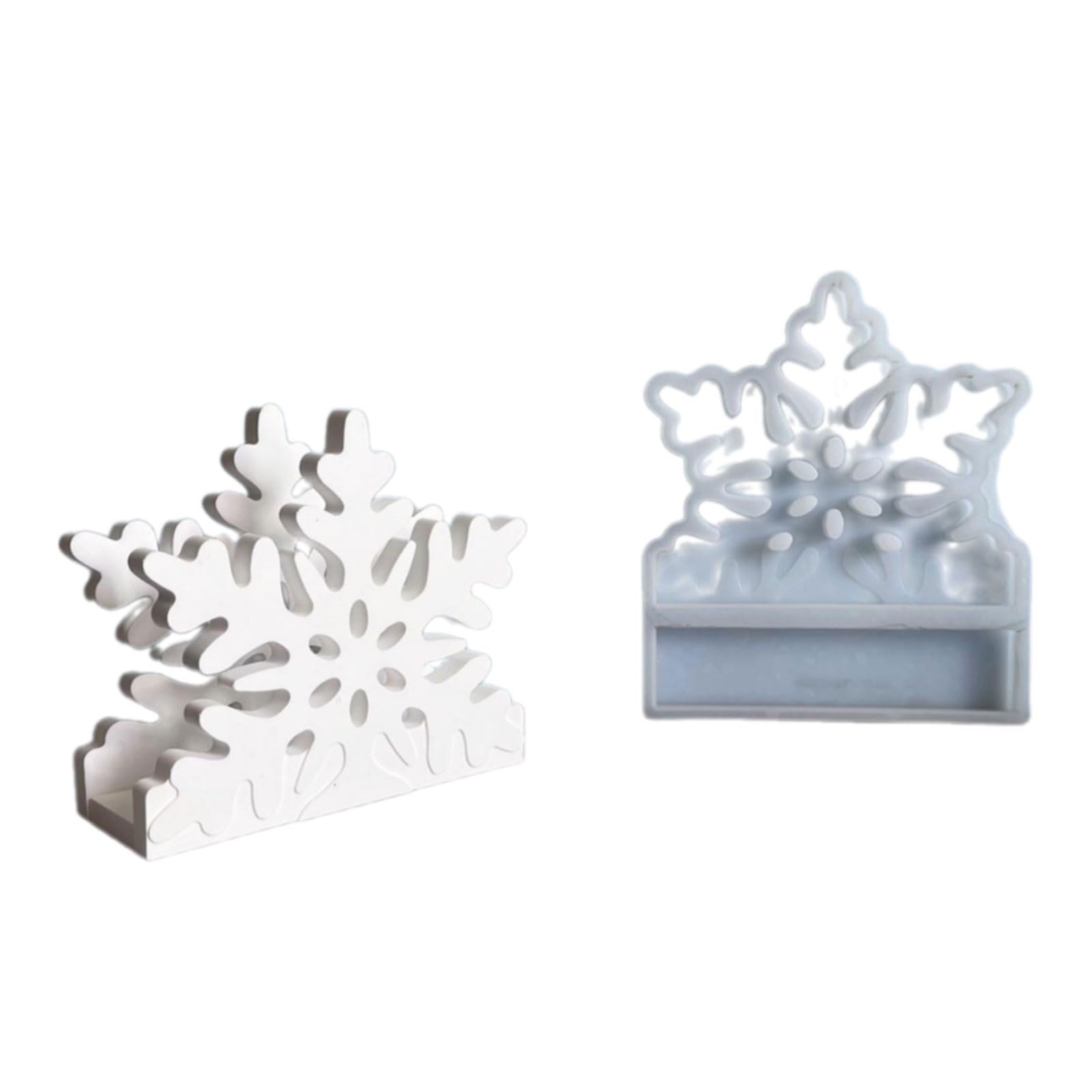 carotoe Christmas Tree Snowflake Silicone Mold for Resin Holiday Ornaments & Festive Box Crafting Christmas Tree Silicone Resin Mold