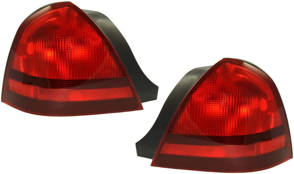 CarLights360 For Mercury Grand Marquis Rear Tail Light Assembly Unit 2003-2011 Driver Side For FO2800173 | 3W3Z 13405AA