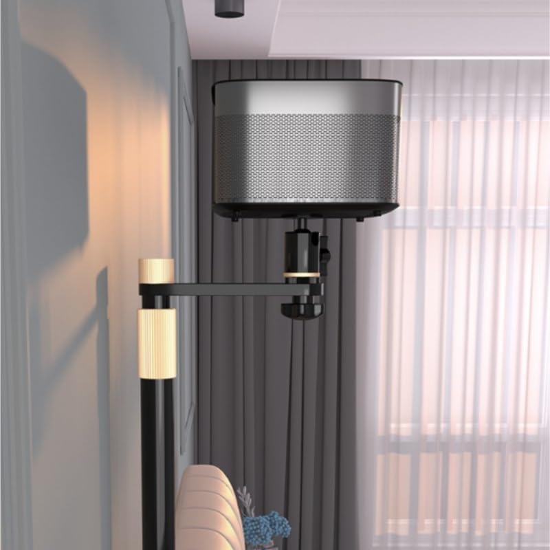Projector Stand Bedside Wall Mounted Without Holes Tabletop Tray Rack image 2