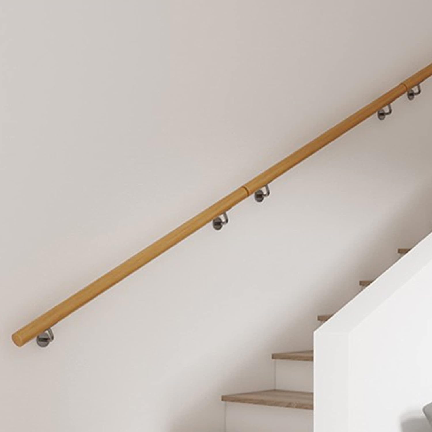 0,5 m drewniany montowany na ścianie ze wspornikiemIndoor Loft & Porch Safety Case Support