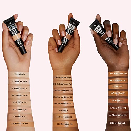 It Cosmetics Bye Bye Under Eye, 20.0 Medium (N) - Travel Size - Full-Coverage, Anti-Aging, Waterproof Concealer - Improves The Appearance Of Dark Circles, Wrinkles & Imperfections - 0.11 Fl Oz #TOP4