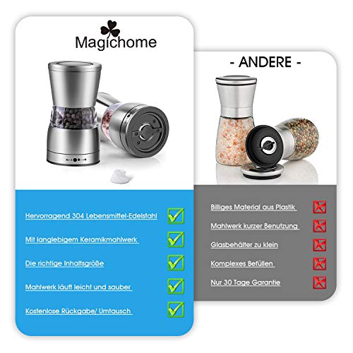 Magichome - Macinasale e macinapepe in Acciaio