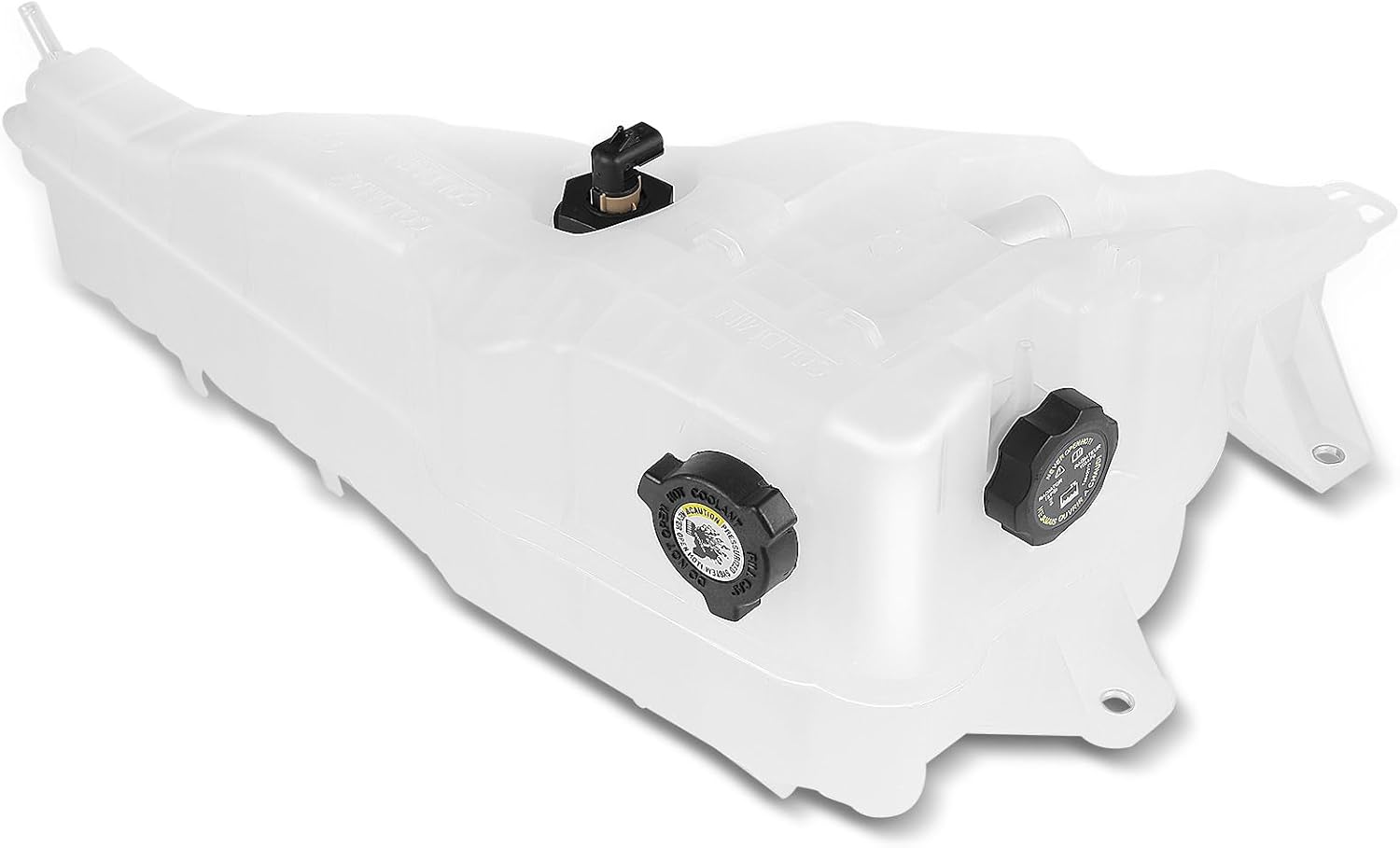 YHTAUTO Engine Coolant Recovery Overflow Reservoir Expansion Tank For 2008-2017 Freightliner Cascadia Columbia Century Class Coronado W/Pressurized Cap & Sensor Replace for# A0525263005