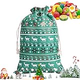 Mppchhn Mittelgroße JuteMit Zugband, Goldfolie Zugband Heimdekoration, Weihnachts Süßigkeiten, Für Geburtstag Neujahr Kinder Erwachsene Familie Freunde Hochzeit Party Heiligabend