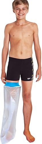 Miniatura 8 de Asunby Fundas de fundición impermeables para patas de ducha, protector de vendaje de heridas para niños, bolsa de fundición impermeable para niños