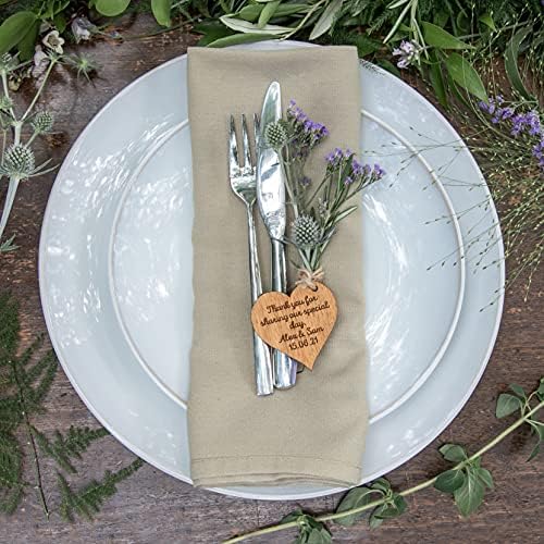 Thank you sharing our special day tags - Table Decorations Wedding Confetti Hearts