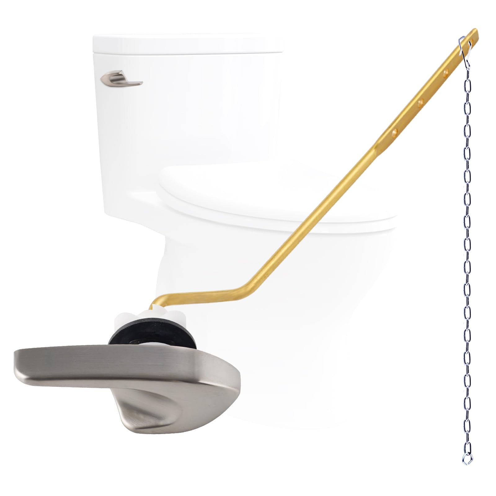 Universal Metal Side Mount Toilet Handle Replacement Kit