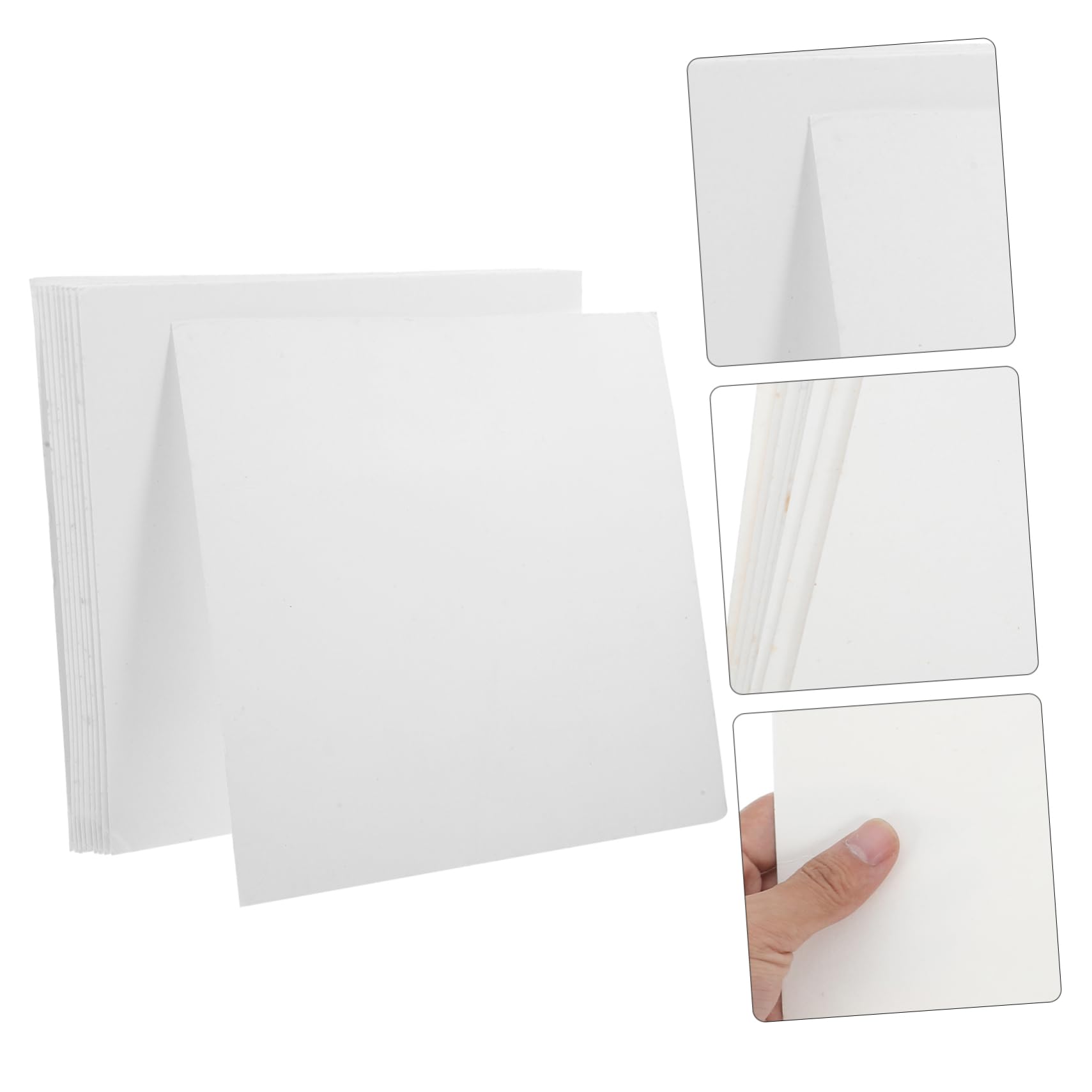 Papel Absorbente de Aceite Grande 30x30 Cm 10 Piezas de Papel | Blanco, Uso Industrial y Laboratorio, Filtración Cualitativa, Separación Rápida de Impurezas y Aceites