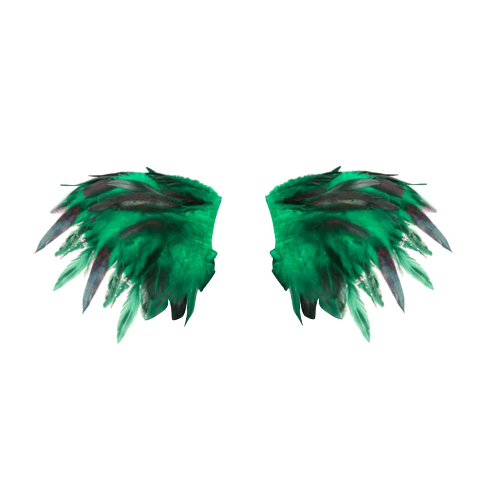 ATORSE Feather Cape Gothic Layered Feather Shoulder Wrap for Festival Parties Party Green| Clothing Shoes & Accessories|Womens Accessories|Scarves & Wraps-picture-33