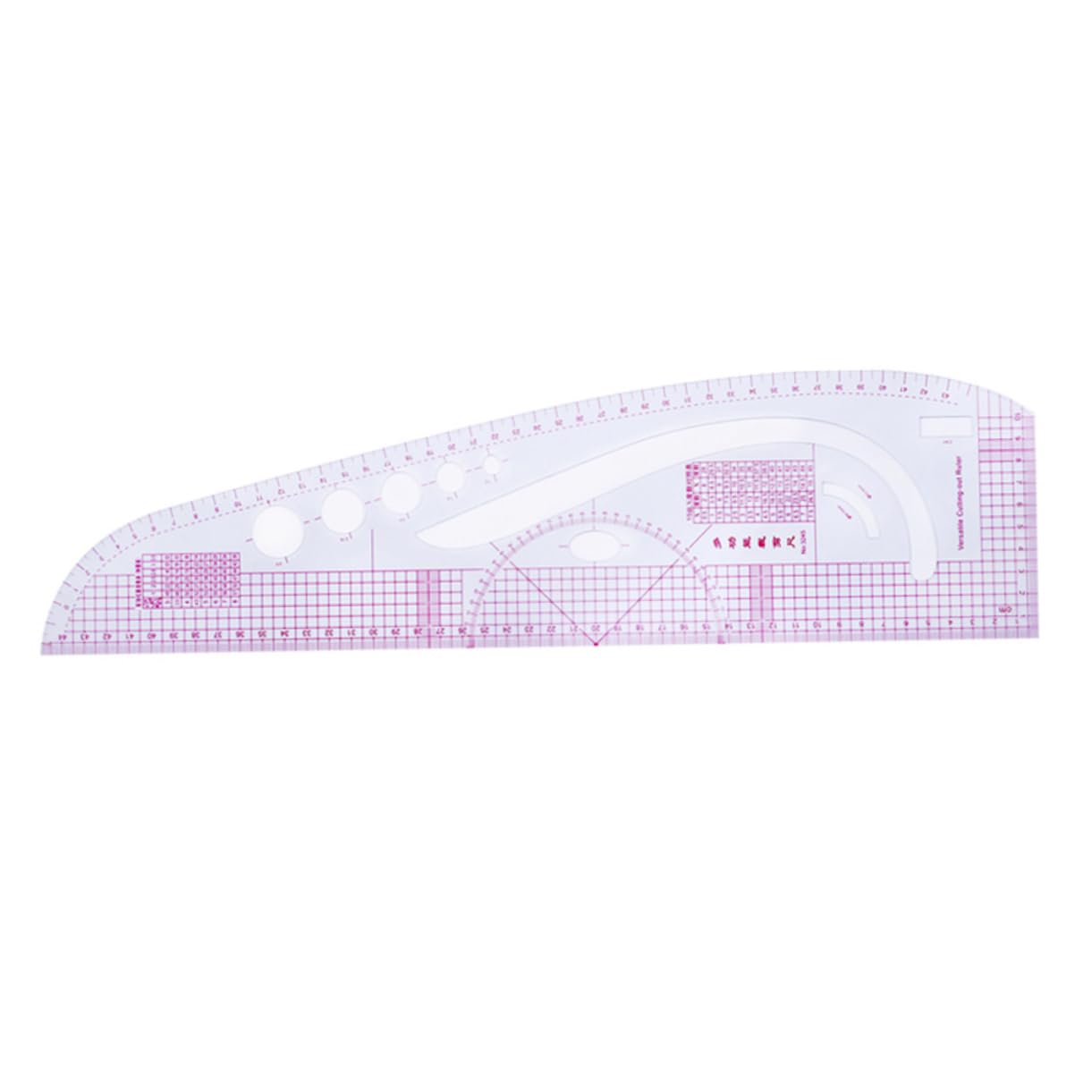 Gadpiparty 1Set Tailor Ruler Durable Acrylic Craft and Quilting Tools High Accuracy Drawing and Cutting Rulers for DIY Sewing Projects for Clothing Design and Art