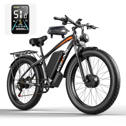 EDIKANI Dual Motor Electric Bike for Adults