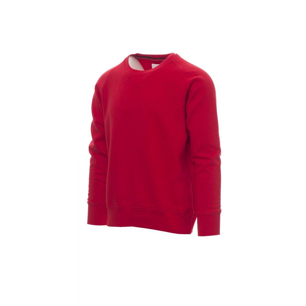 Payper Mistral+ Sweat Ras du Cou pour Homme à Manches Longues Raglan mélange Coton Poignets Taille en cône élastique Rouge