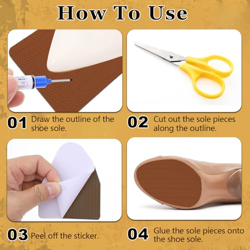 Protector de suela para zapatos 10 pares 6x4 pulgadas miniatura 5