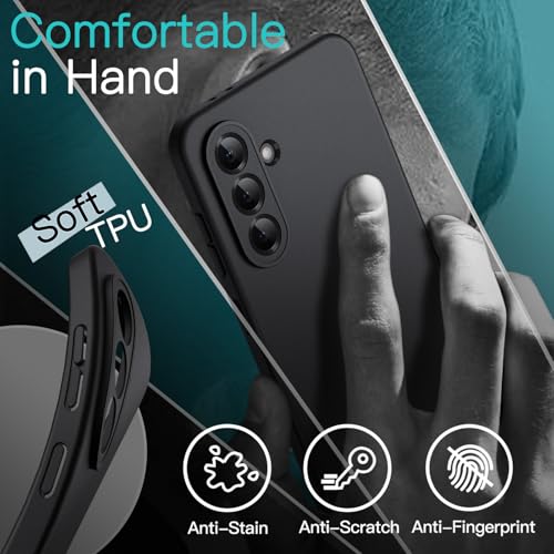 Image of JETech Slim Case for Samsung Galaxy A56, Black