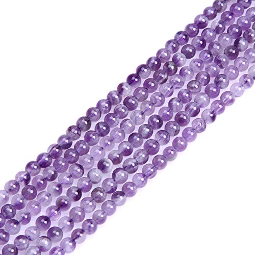 JOE FOREMAN Amethyst Beads for Jewelry Making Natural Gemstone Semi Precious 6mm Round