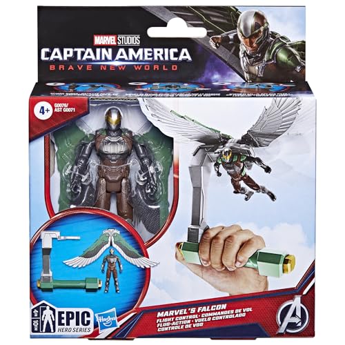 Marvel Epic Hero Series Captain America: Brave New World Marvel’s Falcon Flight Control Action Figure, Super Hero Toys for Kids Ages 4+ - image 2