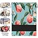 Fashion Peach Travel Shoe Bag Large Portable Drawstring Shoe Bag for Travel Dust-proof Shoe Storage Packing Organizer for Women and Men Shoe Pouch Cover