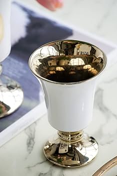 Amazon.co.jp: 9.7インチ ヴィンテージスタイル セラミック 台座 花瓶